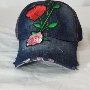 NWOT Womens Denim Ball Cap